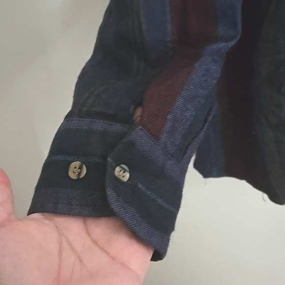 Mens Mikael York Collection Vintage Button Down Shirt - Picture 5 of 7